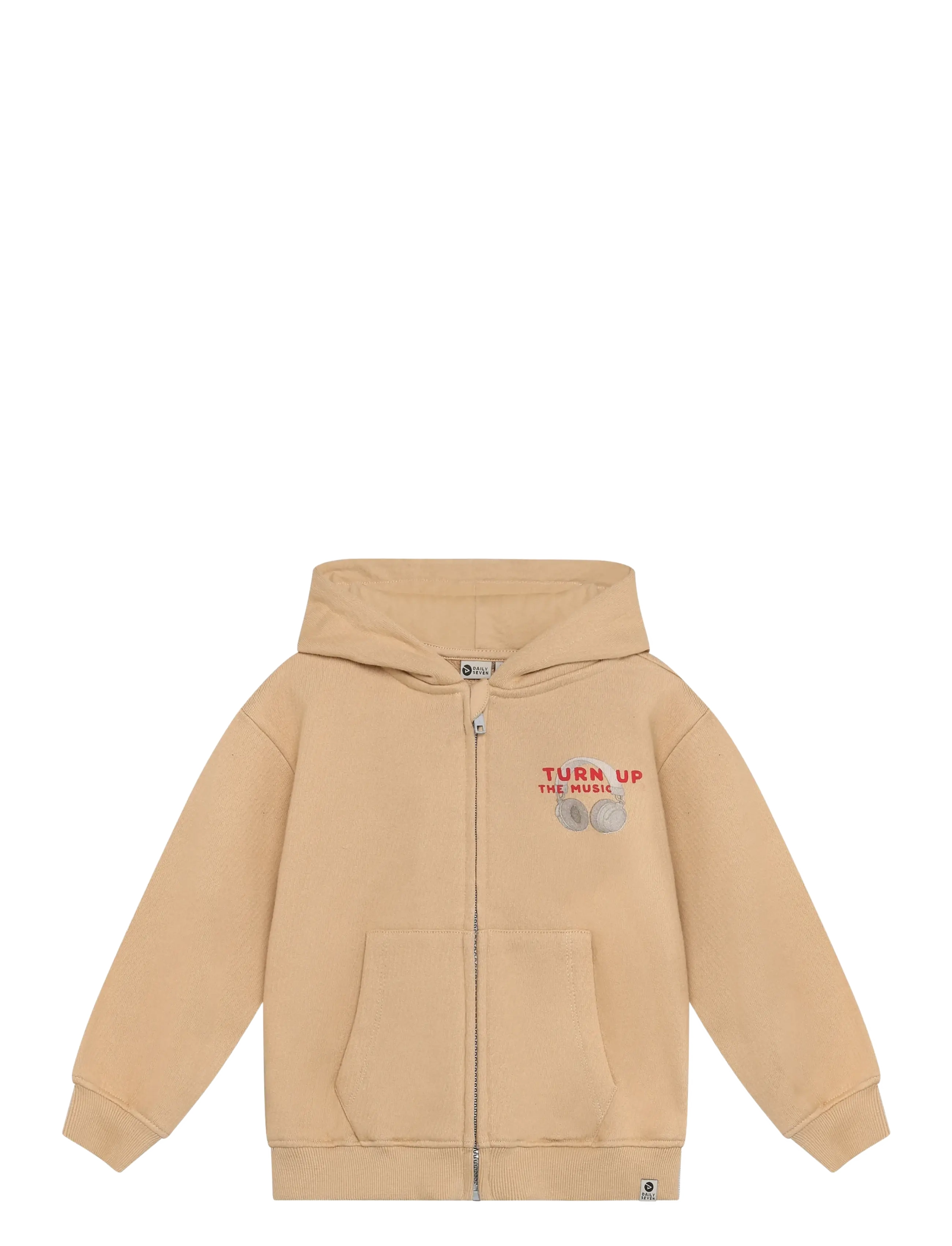 Daily 7 - Hoodie Zipperjacket Backprint - kapuzenpullover - ginger root - 1