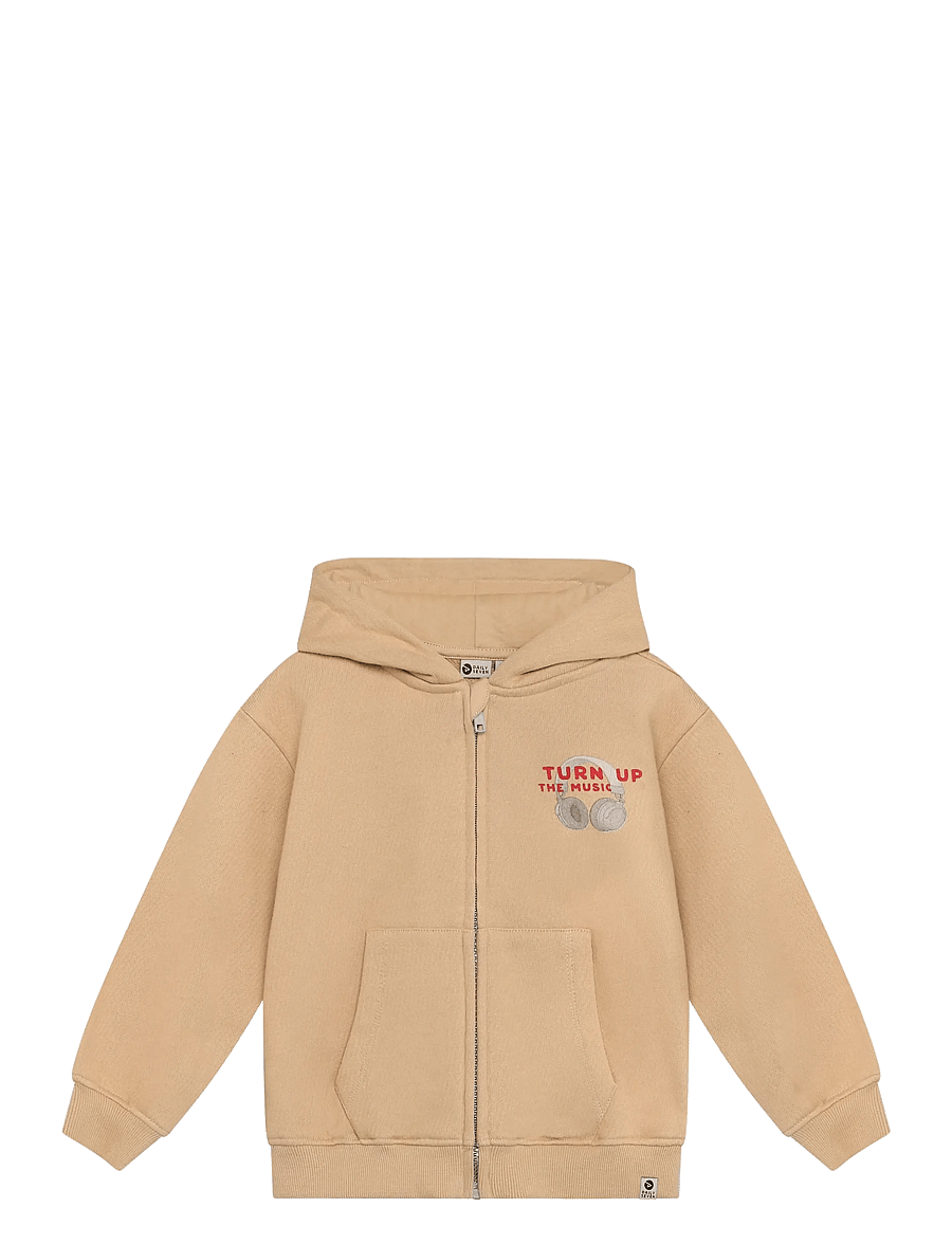 Daily 7 - Hoodie Zipperjacket Backprint - kapuzenpullover - ginger root - 1