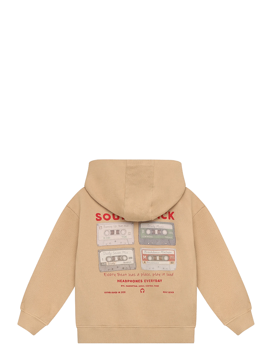 Daily 7 - Hoodie Zipperjacket Backprint - kapuzenpullover - ginger root - 2