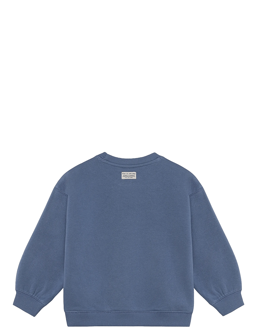 Daily 7 - Oversized Sweater Artwork - stickade tröjor - ash blue - 2