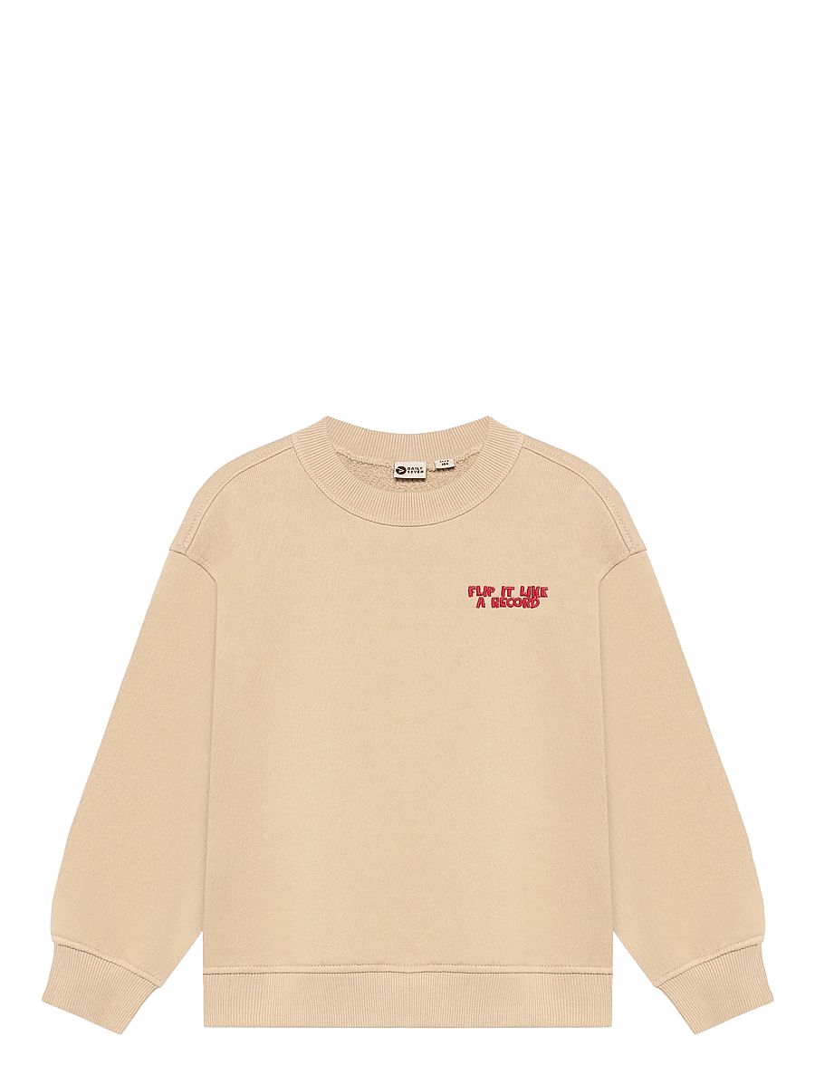 Daily 7 - Oversized Sweater Backprint - sweatshirts - ginger root - 1