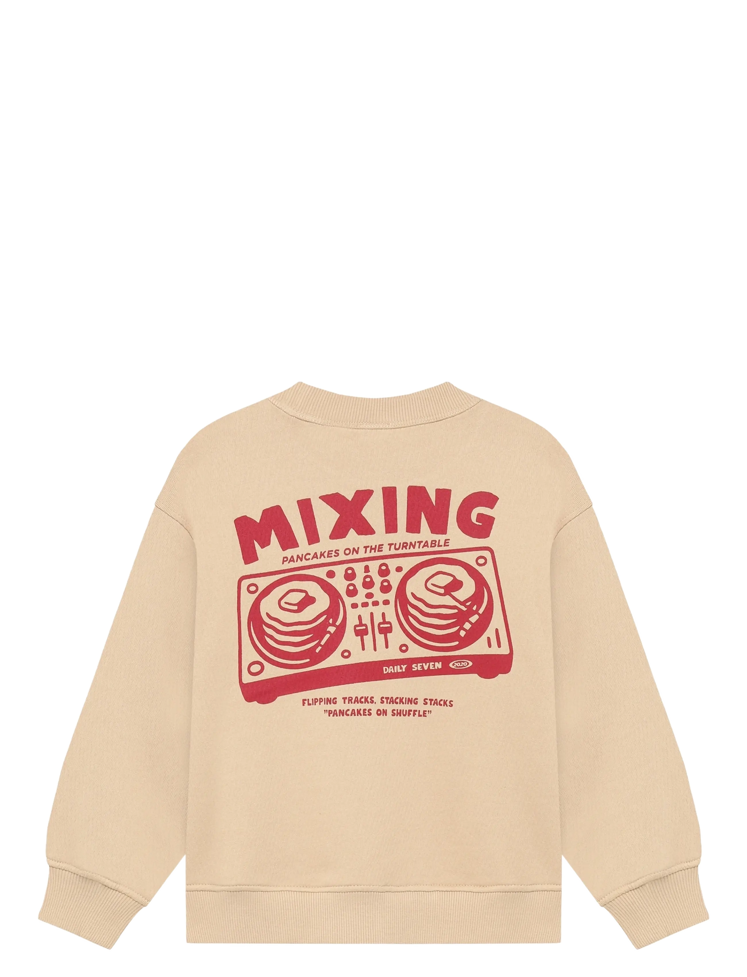 Daily 7 - Oversized Sweater Backprint - ginger root - 2