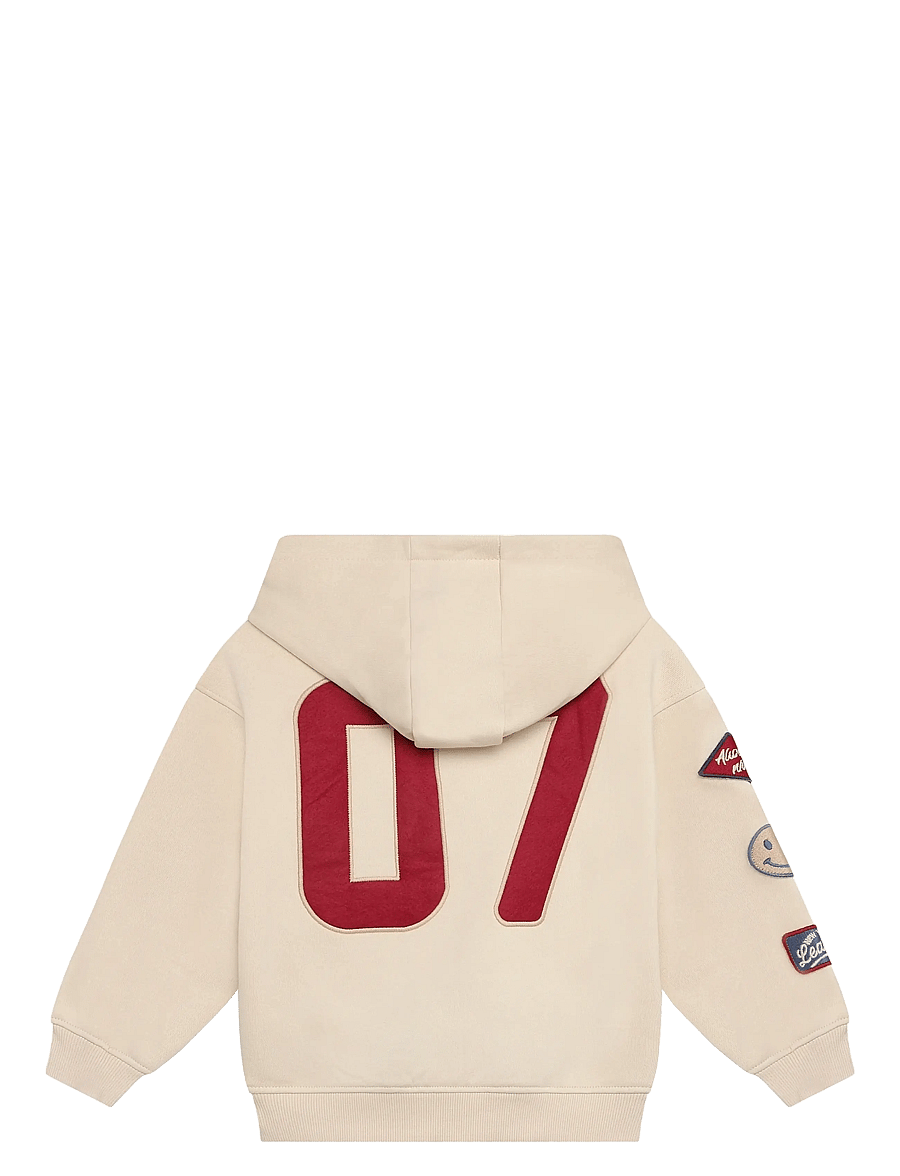 Daily 7 - Oversized Hoodie Badges - sweatshirts - sandshell - 1