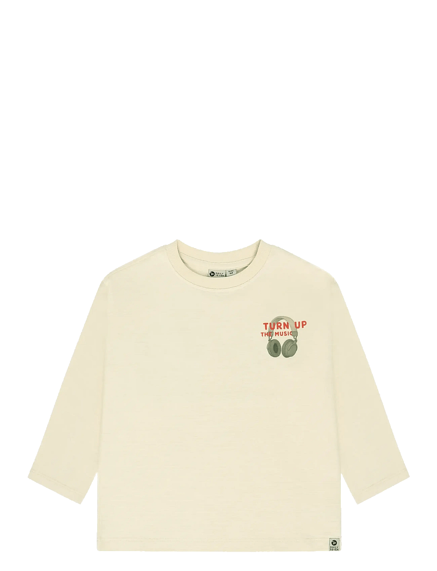Daily 7 - T-shirt Longsleeve Backprint - langärmelig - sandshell - 1