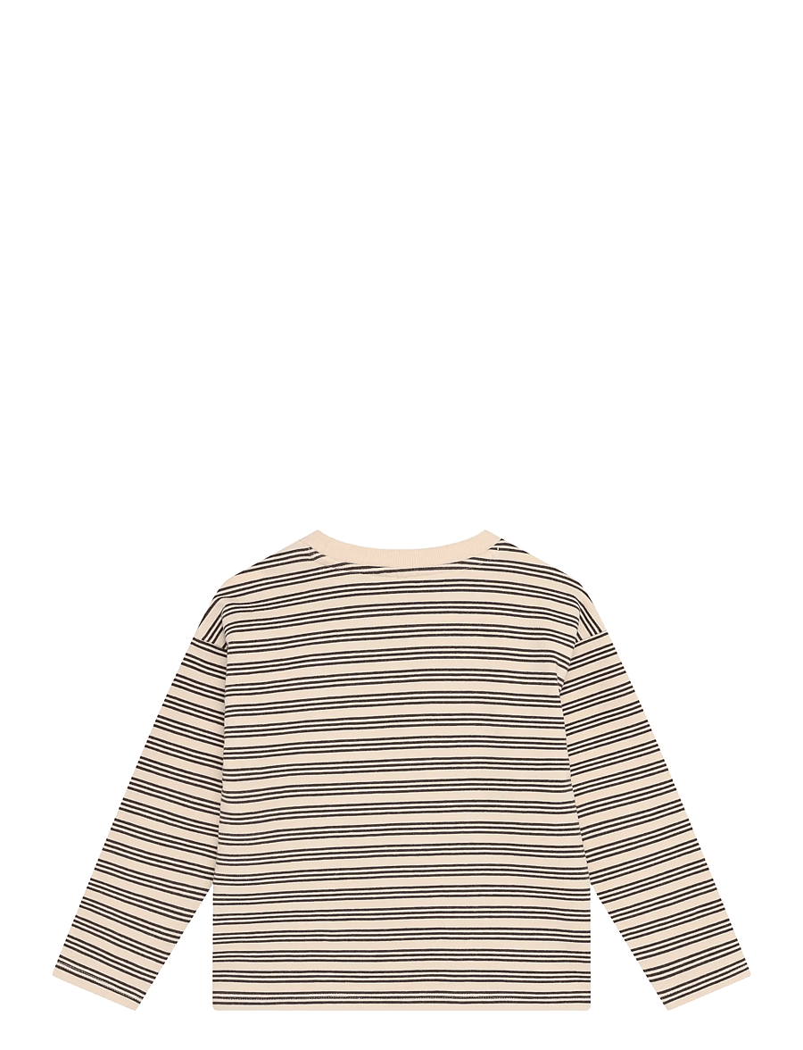 Daily 7 - T-shirt Longsleeve Striped - langärmelig - sandshell - 2