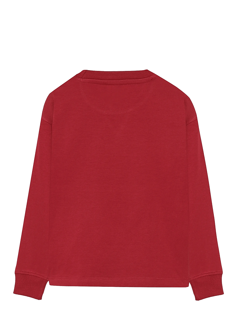 Daily 7 - T-shirt Longsleeve Chest print - langärmelig - rythmic red - 1