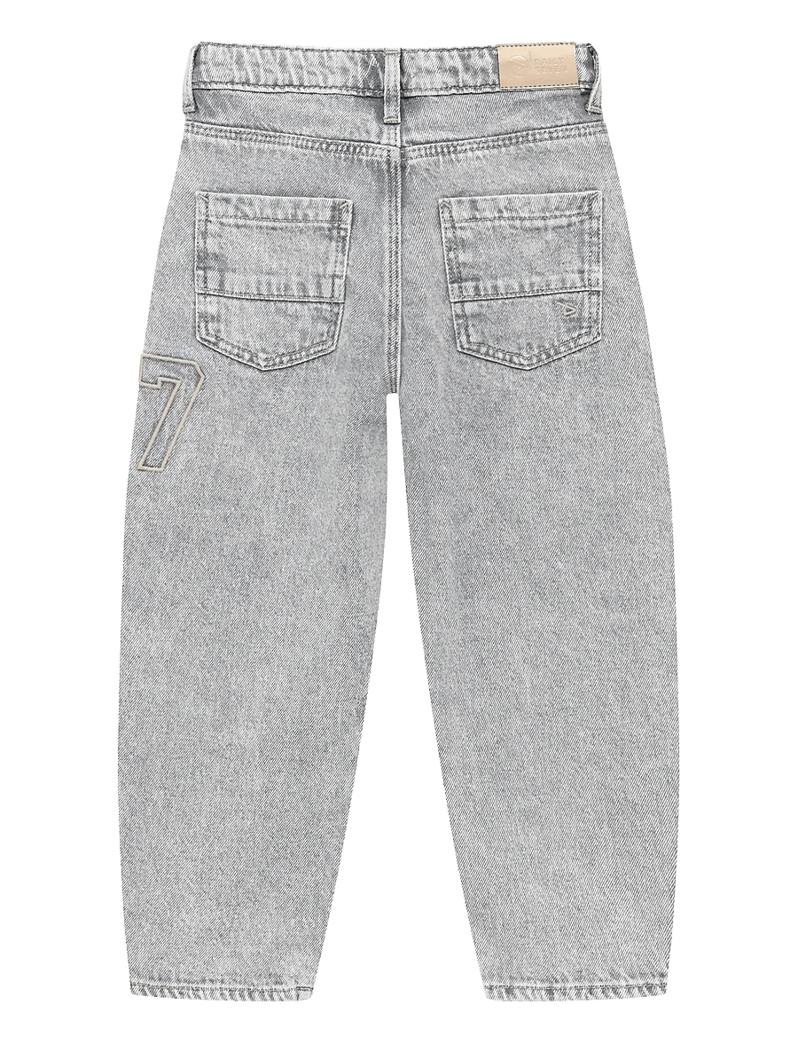 Daily 7 - Denim Barrel Fit - loose jeans - light grey denim - 2