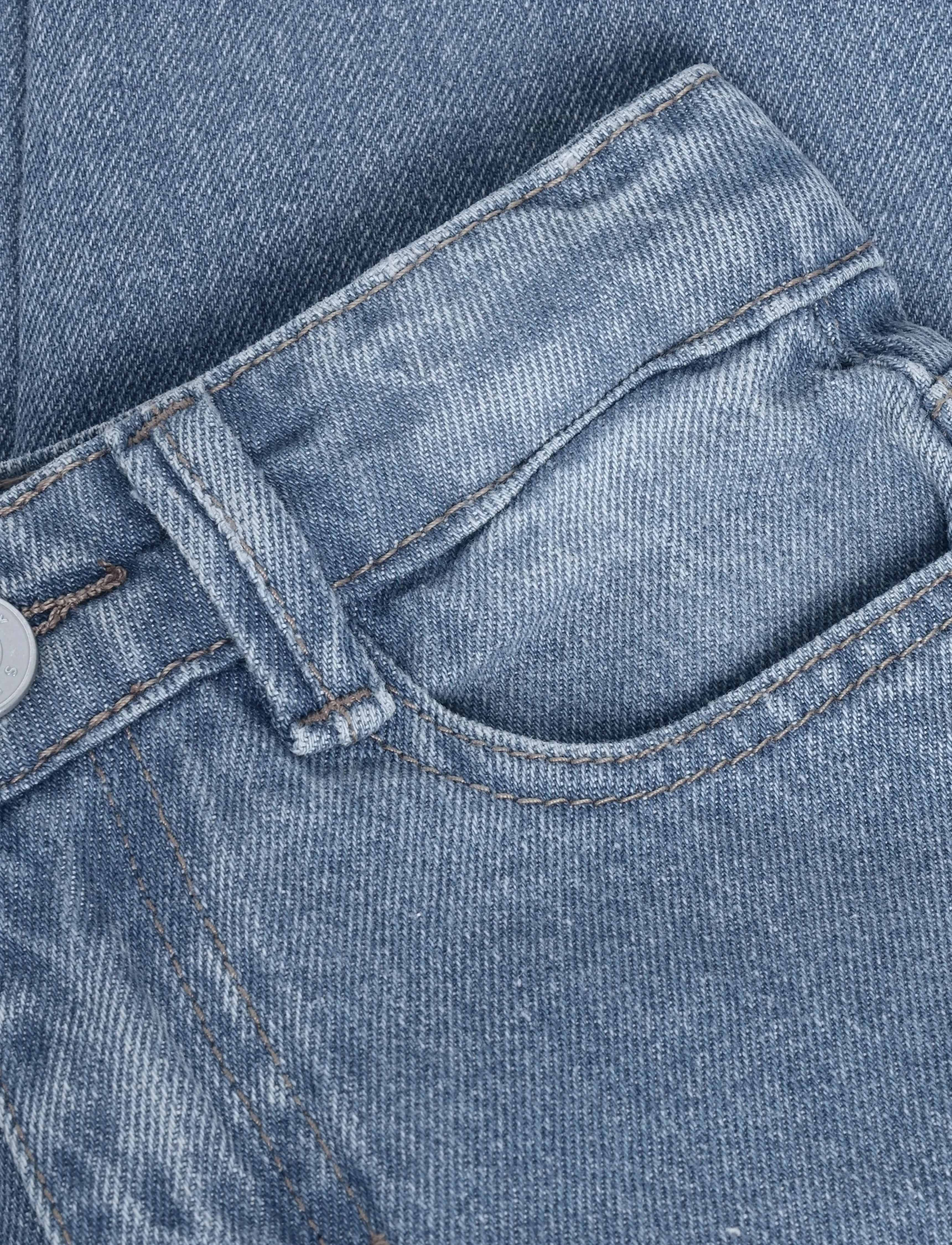 Daily 7 - Denim Barrel Fit Pocket - vaba lõikega teksad - blue denim - 4