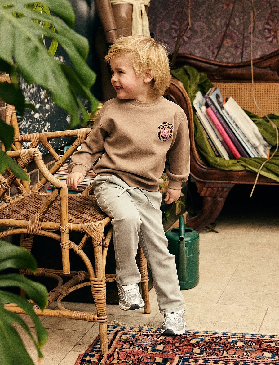 Daily 7 - Straight Fit Structure - chinos - stone grey - 3