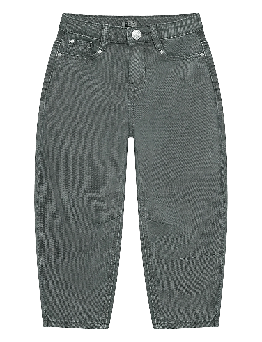 Daily 7 - Colored Barrel Fit - loose jeans - jungle green - 1