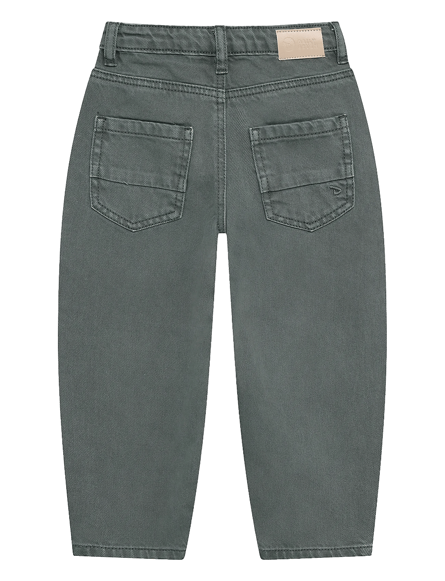 Daily 7 - Colored Barrel Fit - loose jeans - jungle green - 2