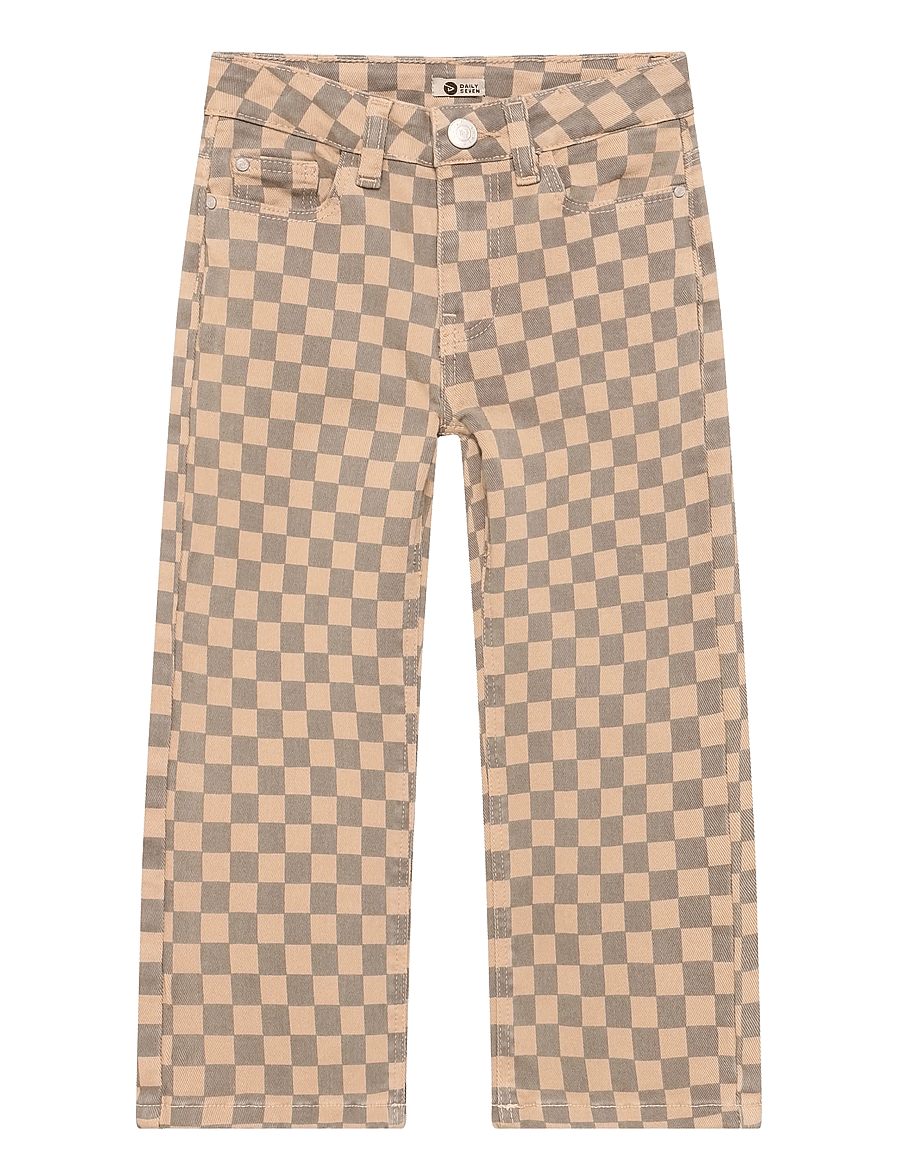 Daily 7 - Wide Fit Check - brede jeans - ginger root - 1
