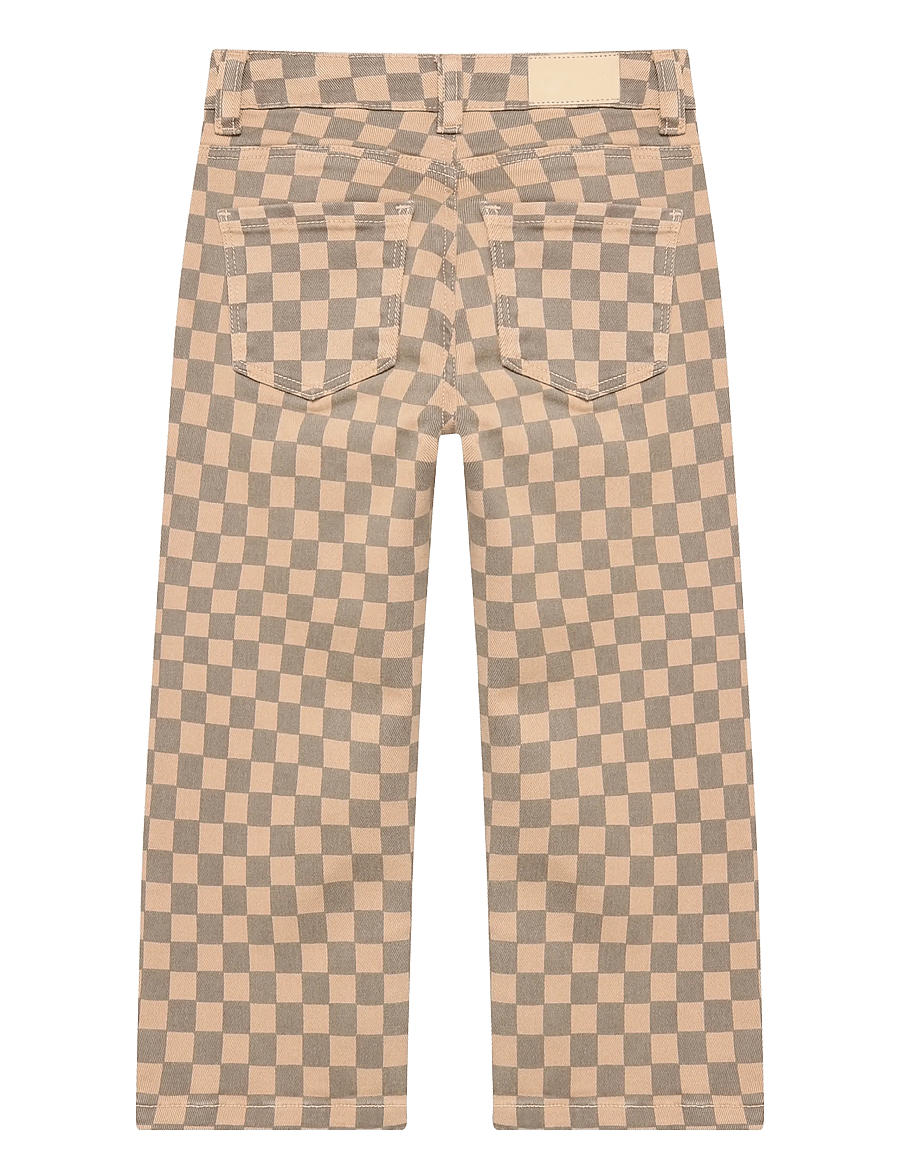 Daily 7 - Wide Fit Check - brede jeans - ginger root - 2