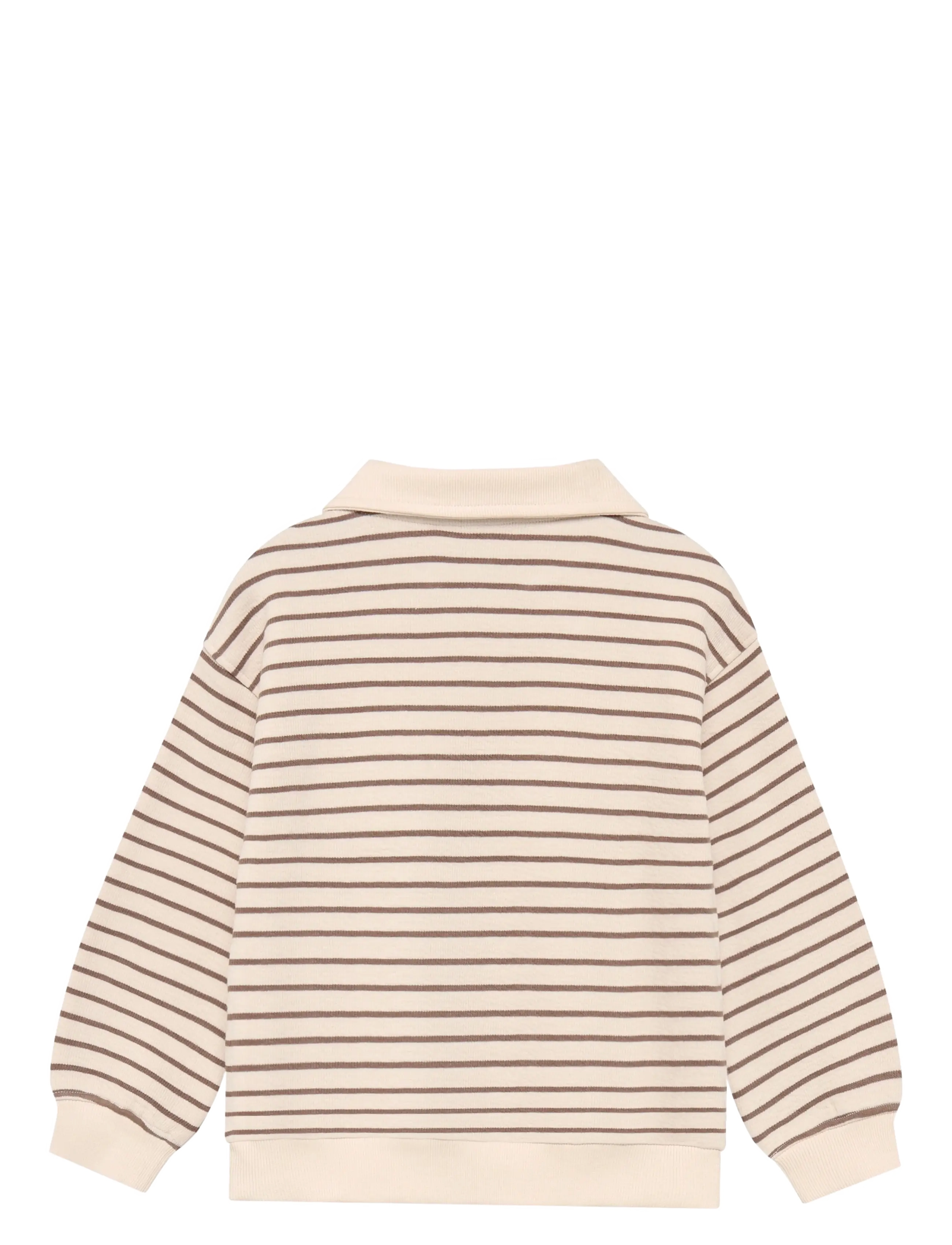 Daily 7 - Oversized Sweater Collar - langärmelig poloshirt - sandshell - 2