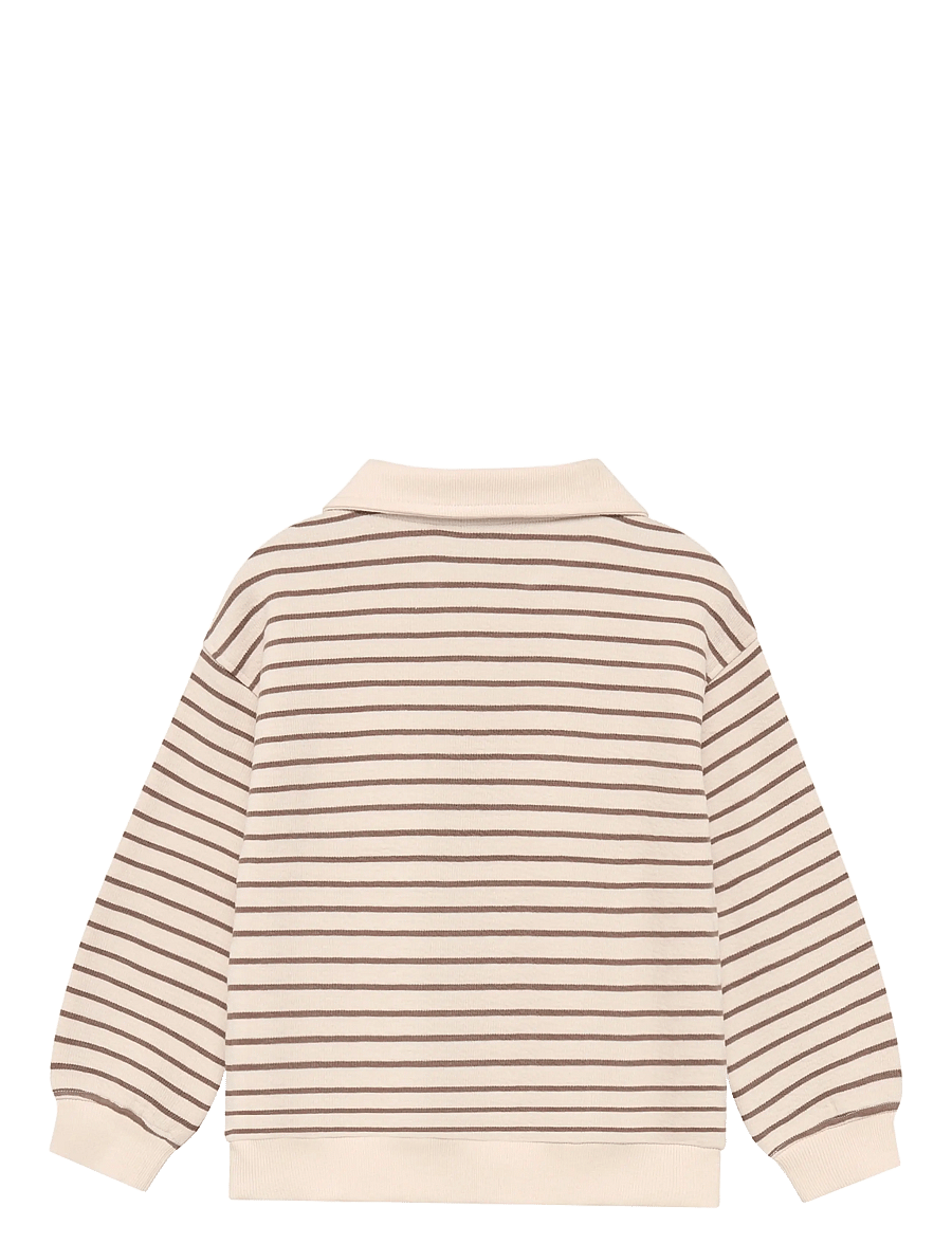 Daily 7 - Oversized Sweater Collar - langärmelig poloshirt - sandshell - 2