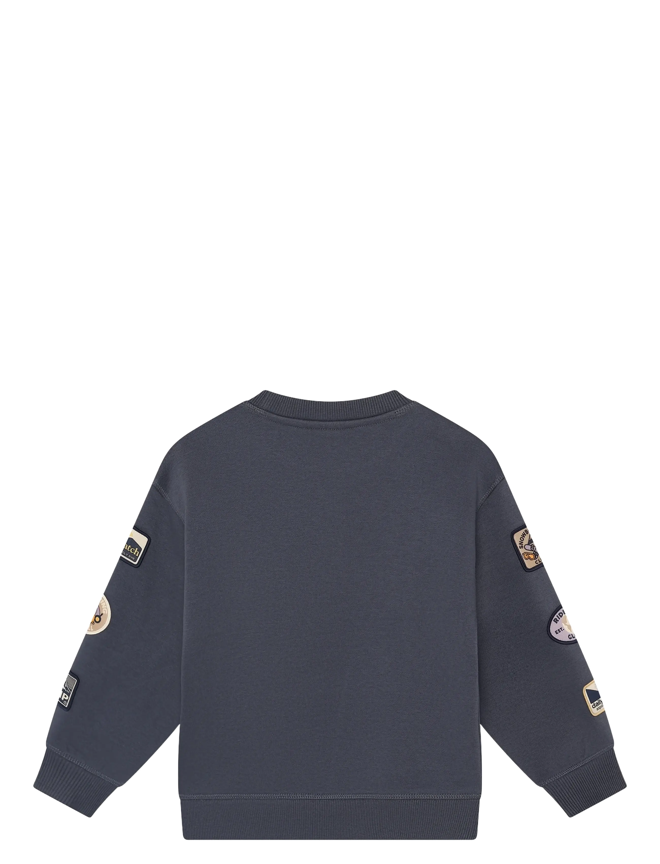 Daily 7 - Oversized Sweater Badges - dressipluusid - odyssey gray - 2