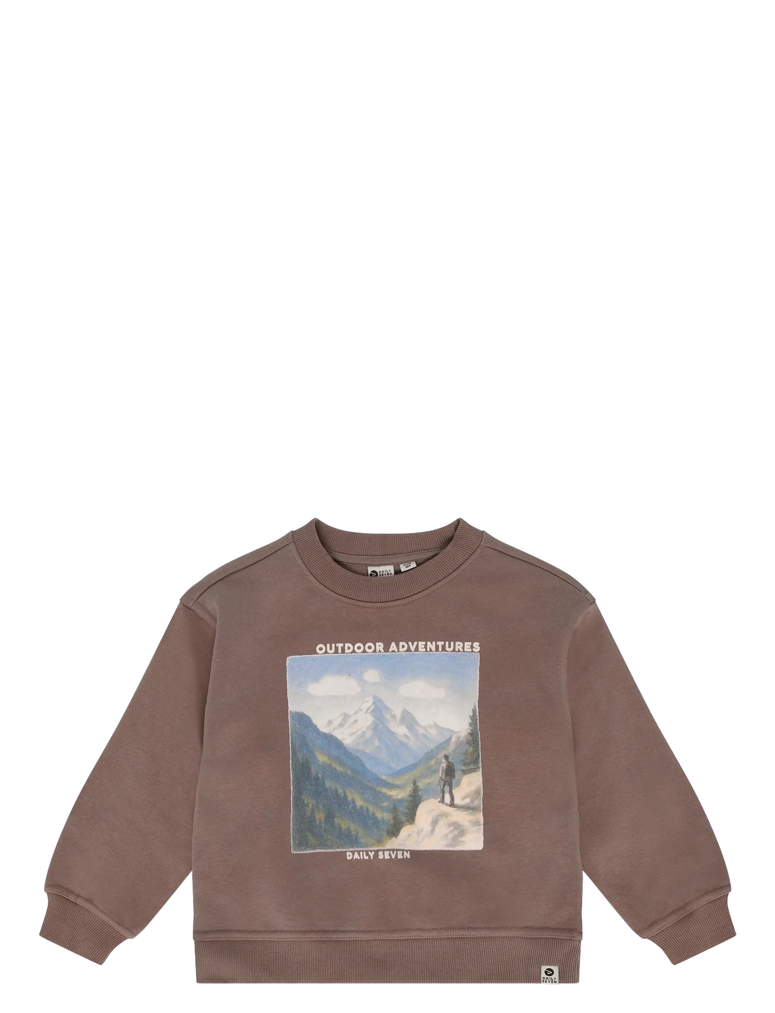 Daily 7 - Oversized Sweater Print - dressipluusid - almond brown - 1