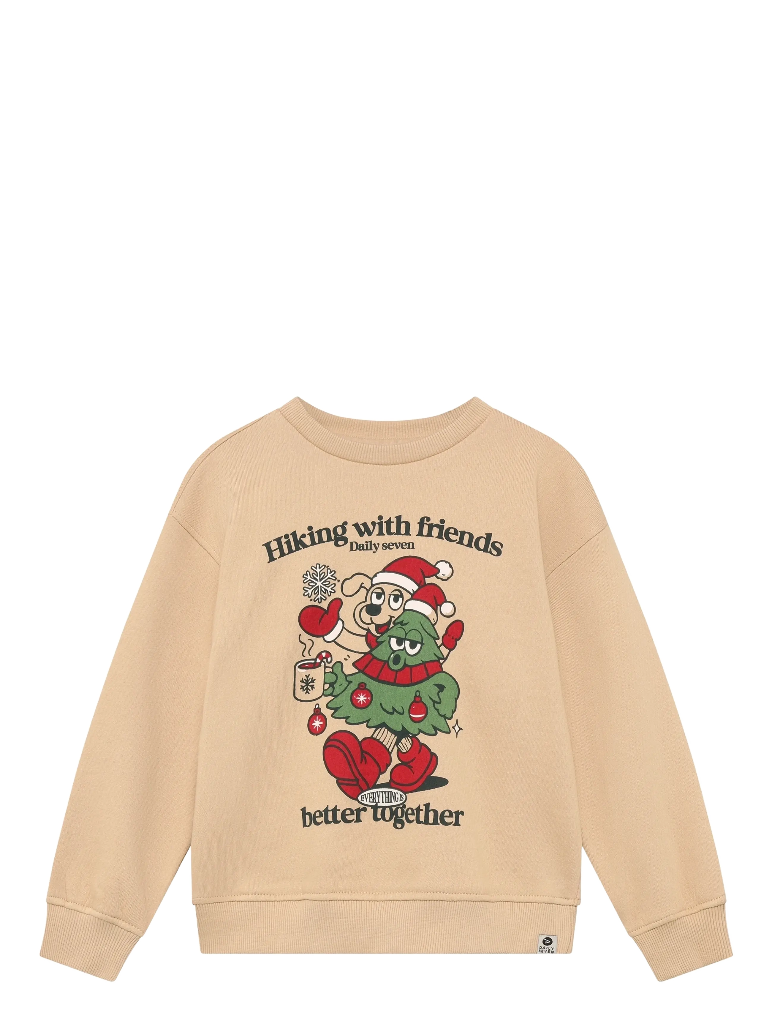 Daily 7 - Oversized Sweater Christmas - dressipluusid - ginger root - 1