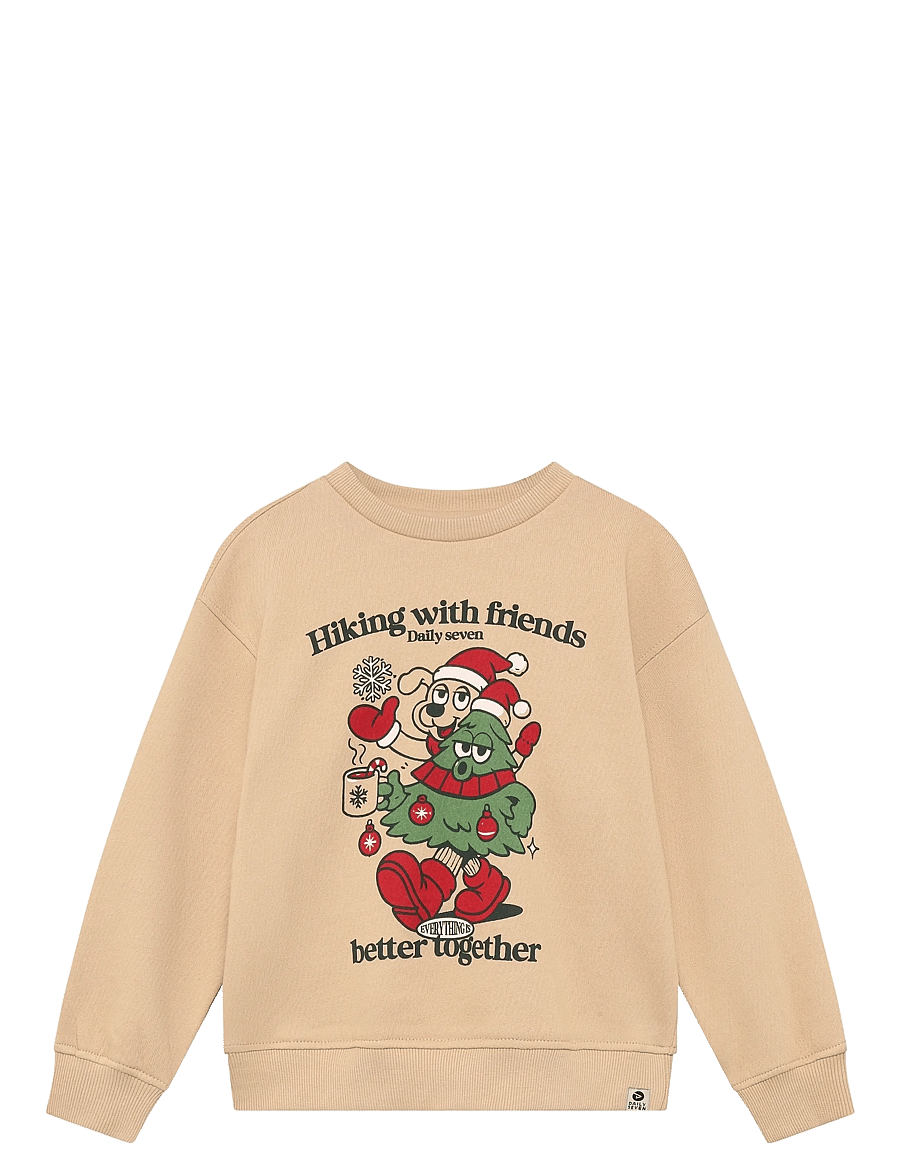Daily 7 - Oversized Sweater Christmas - sweatshirts - ginger root - 1