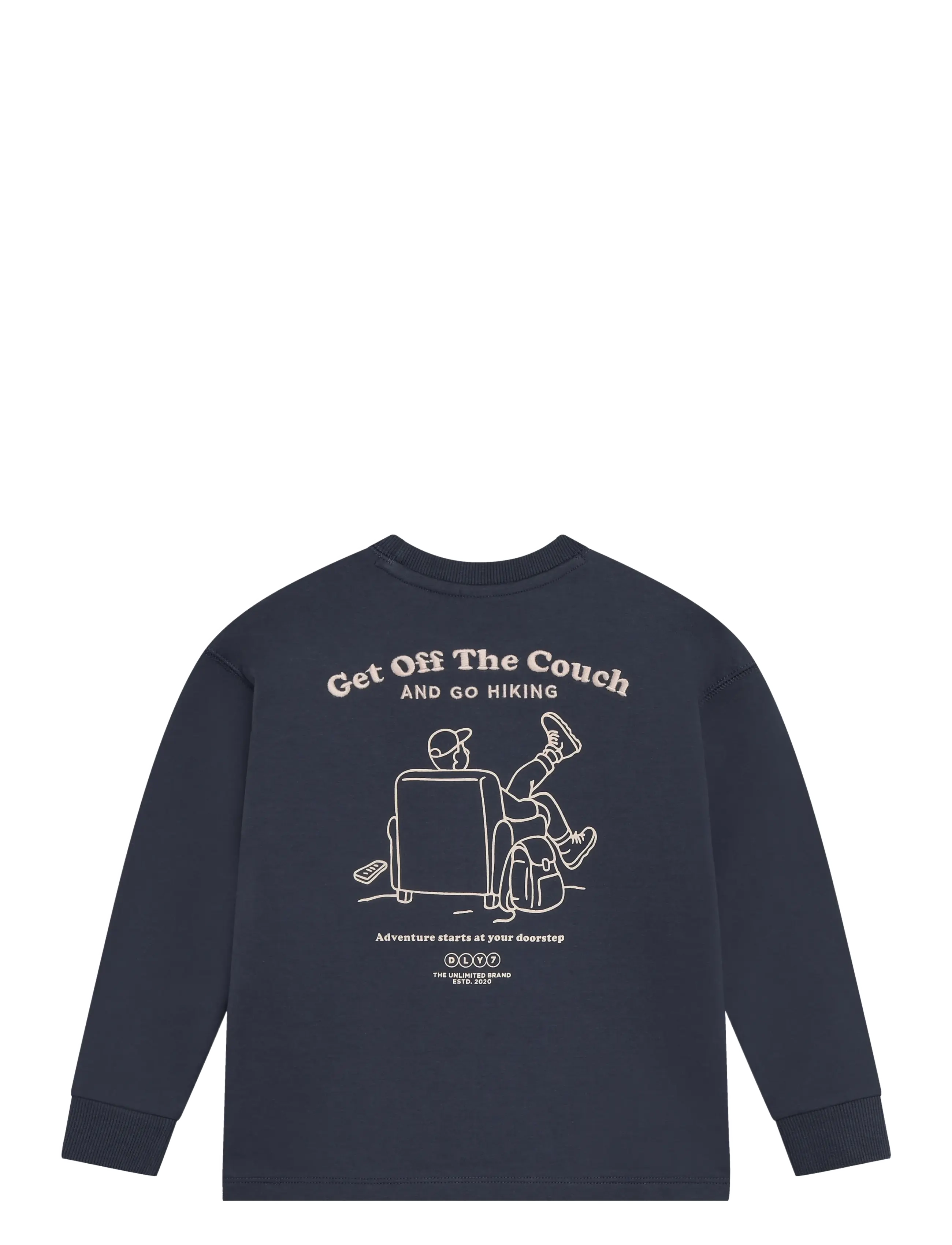 Daily 7 - T-shirt Longsleeve Backprint - langärmelig - odyssey gray - 2