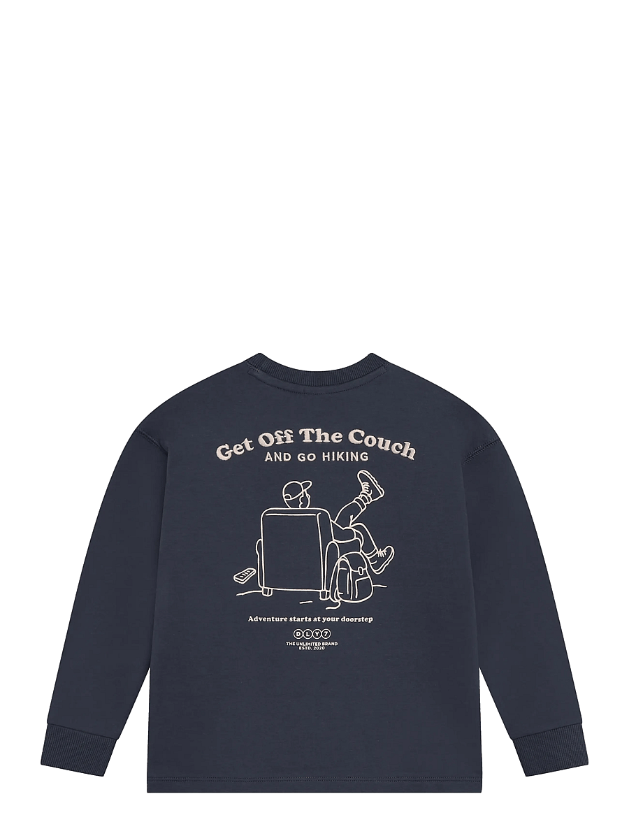 Daily 7 - T-shirt Longsleeve Backprint - langärmelig - odyssey gray - 2