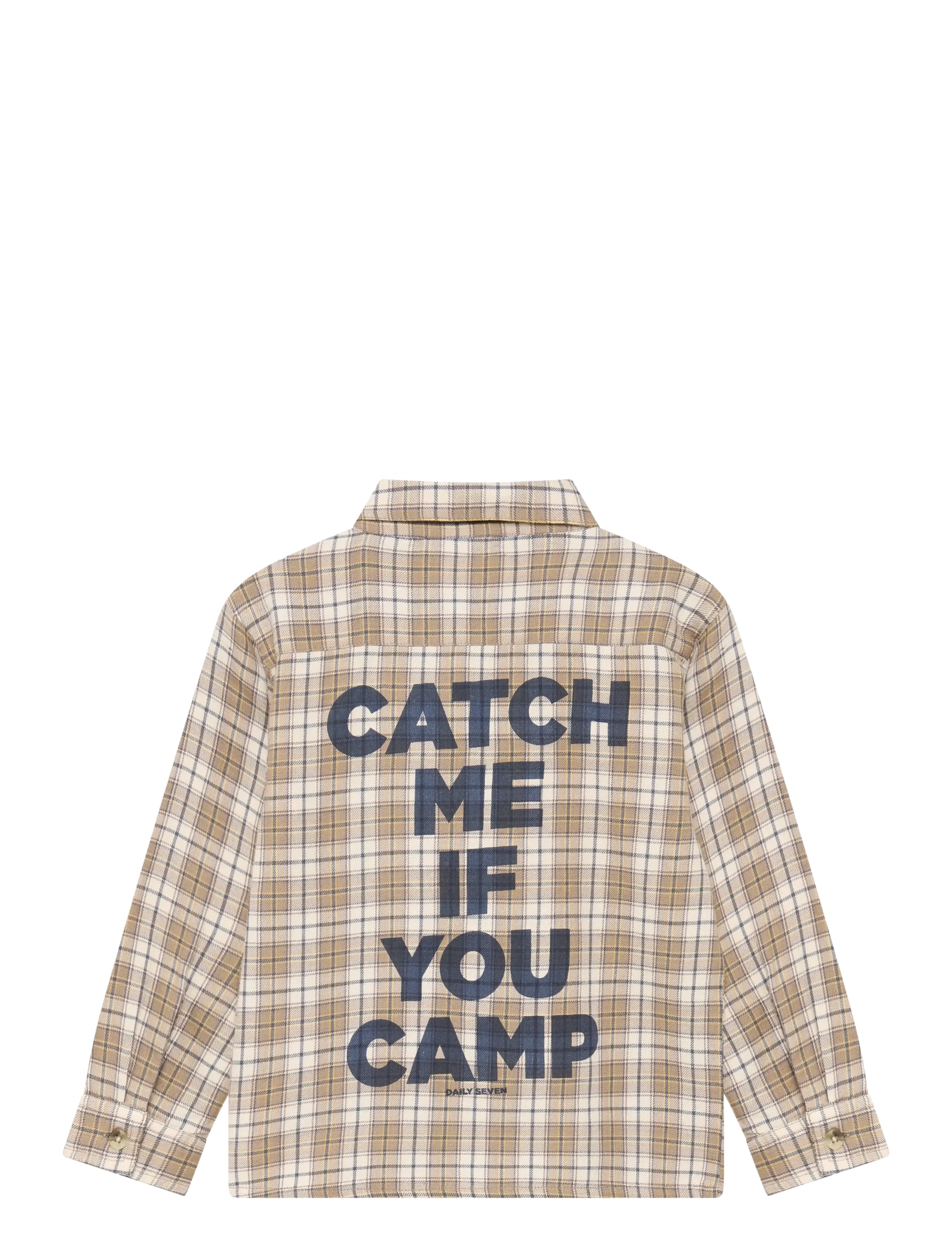 Daily 7 - Shirt Longsleeve Check - plaza taupe - 2