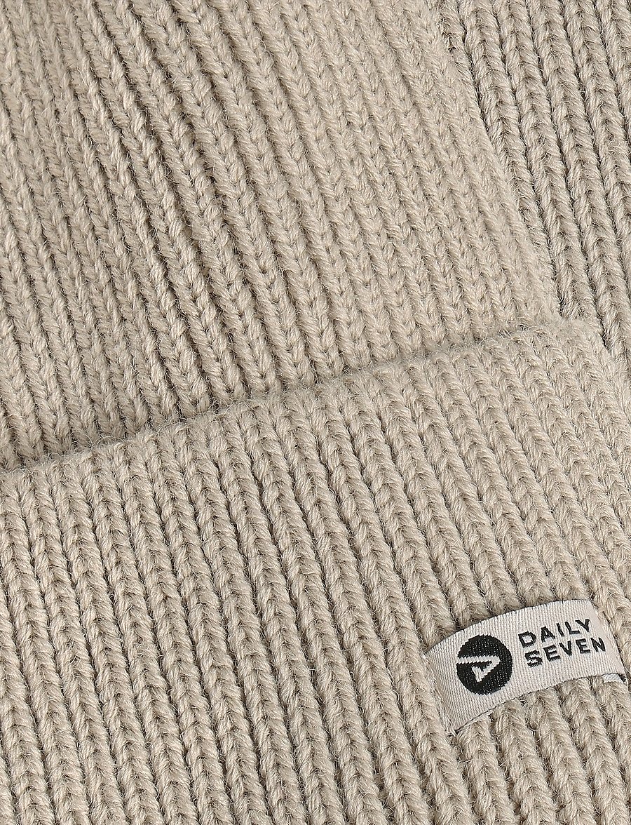 Daily 7 - Beanie w. Lining - beanies - plaza taupe - 2