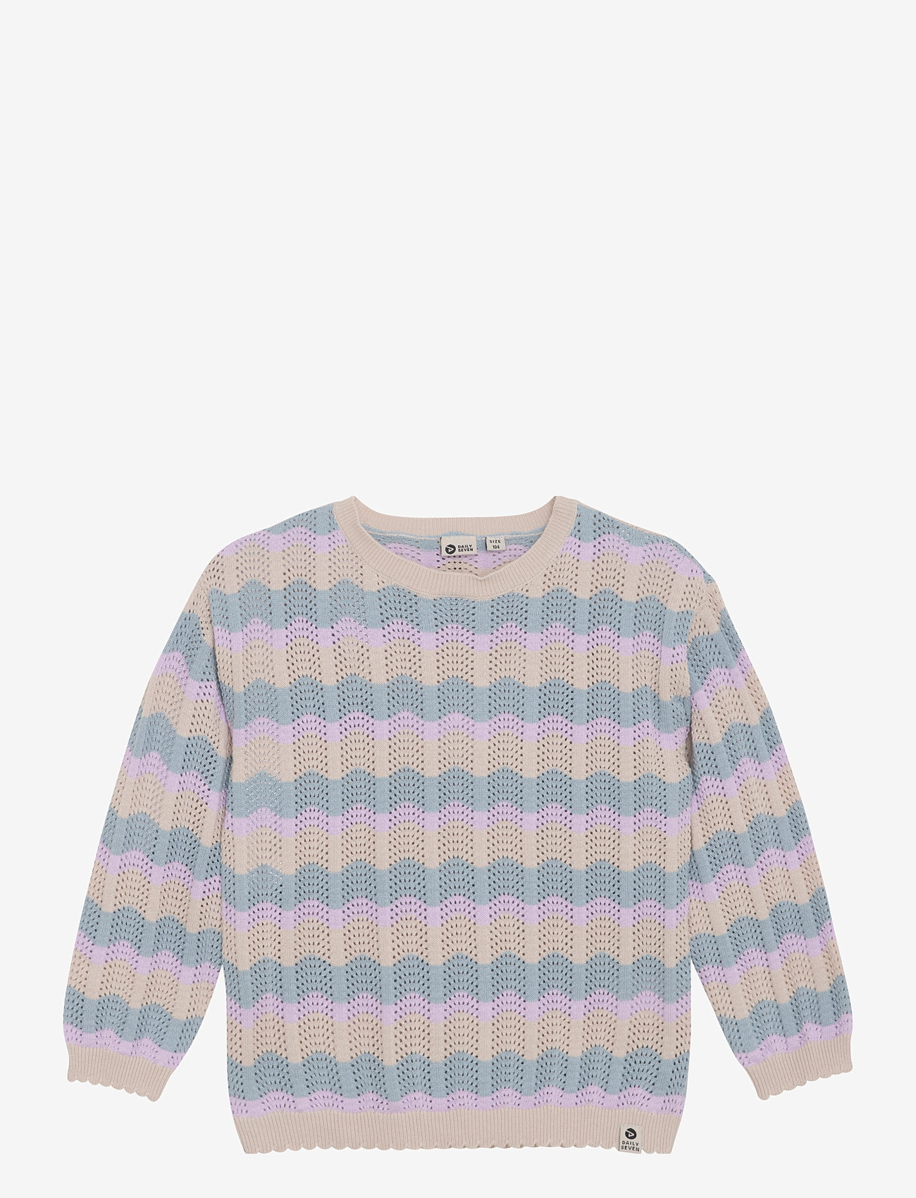 Daily 7 - Knitted Sweater Fancy - sügisesed riided - tourmaline - 0