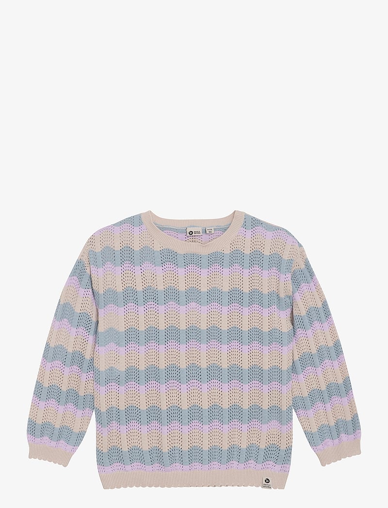 Daily 7 - Knitted Sweater Fancy - jumpers - tourmaline - 0