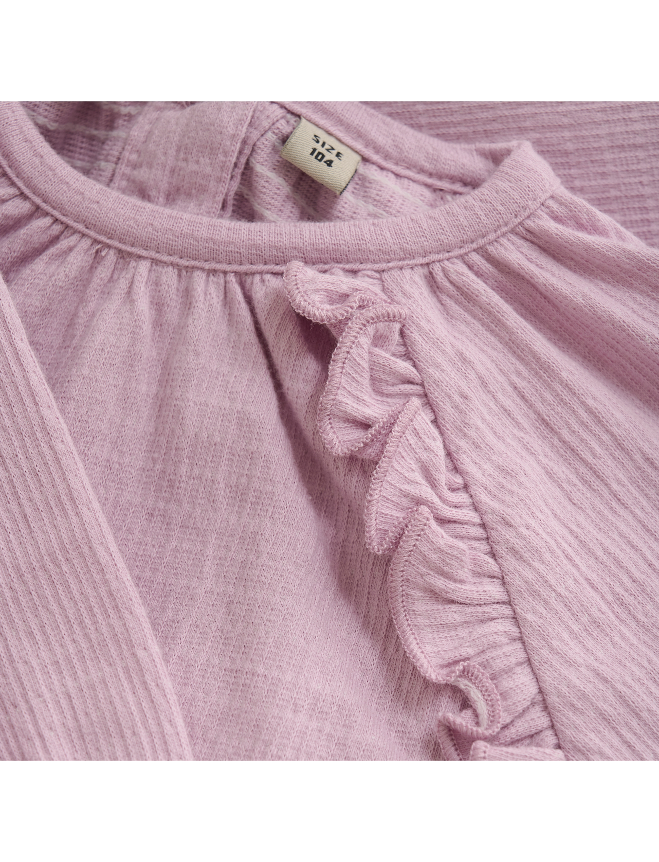 Daily 7 - T-shirt Longsleeve Structure - pluusid ja tuunikad - dusty lilac - 3