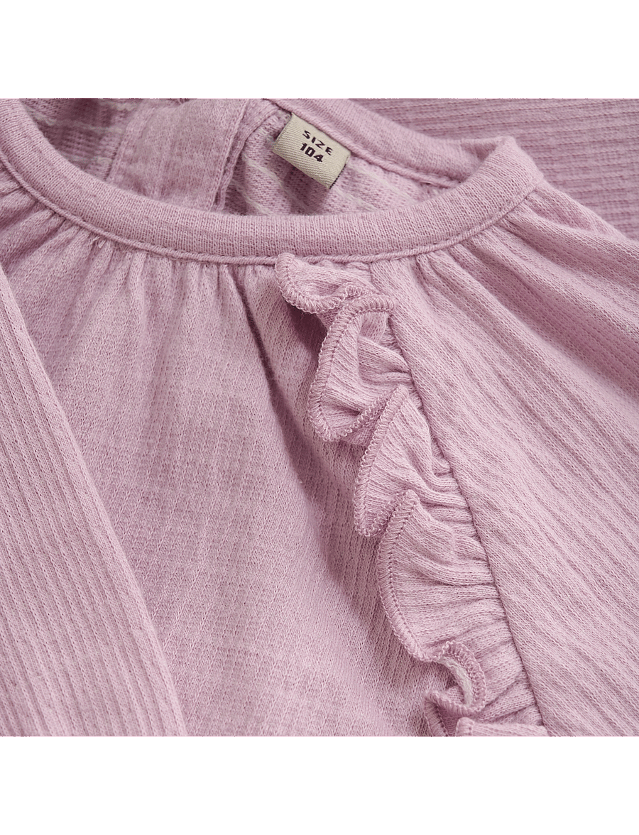 Daily 7 - T-shirt Longsleeve Structure - dusty lilac - 3