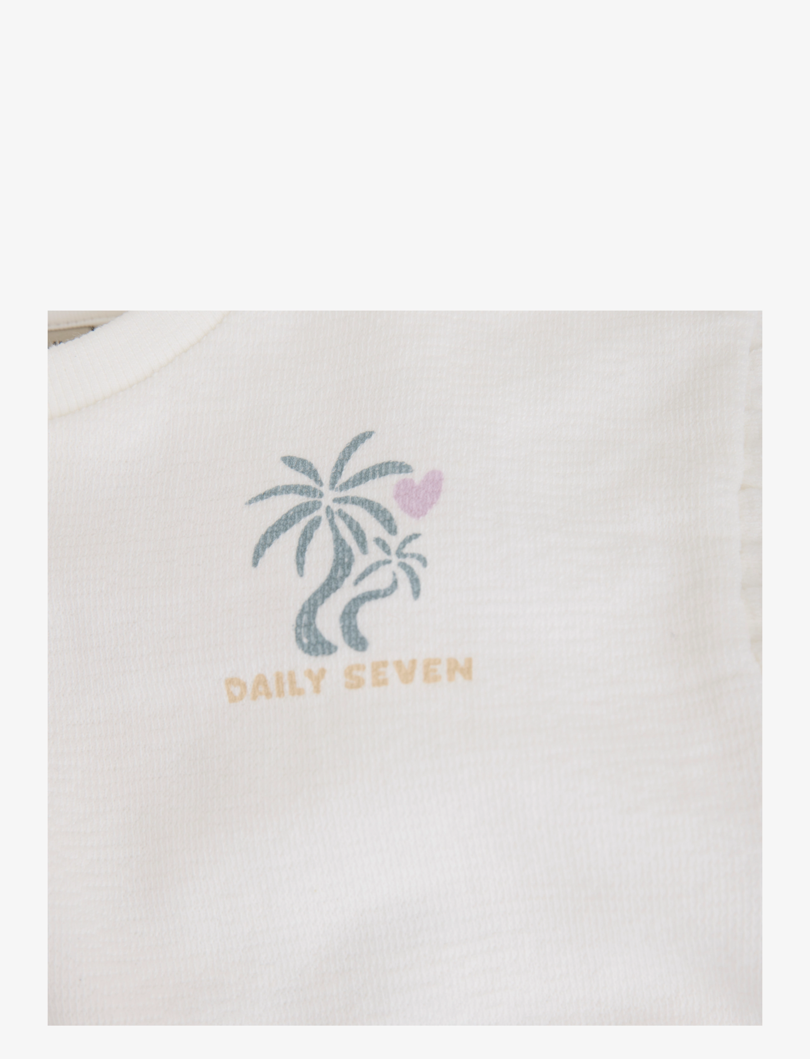 Daily 7 - T-shirt Backprint - hlýrabolir - cloud - 3
