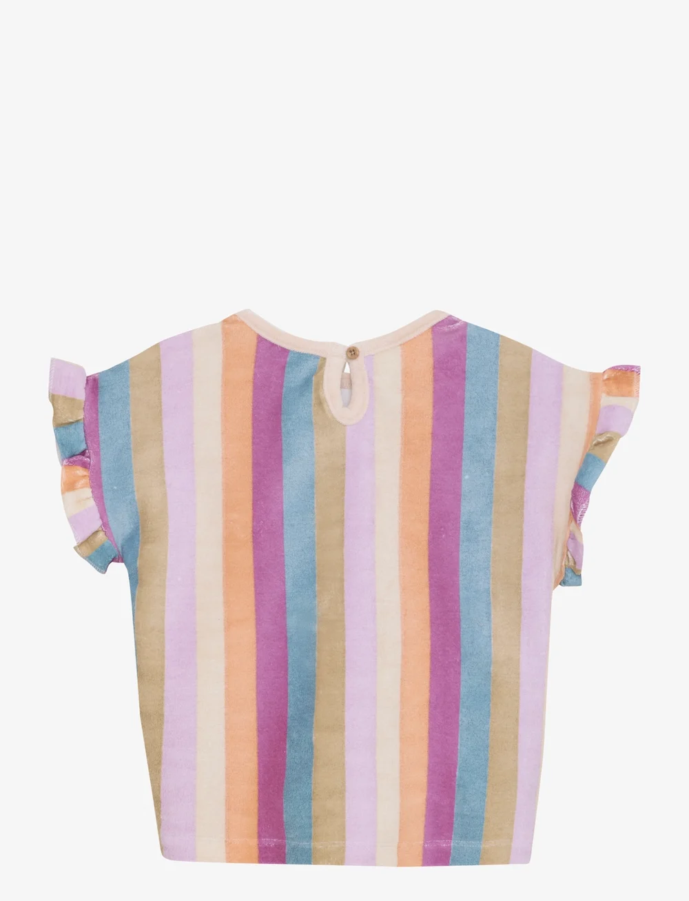 Daily 7 - T-shirt Terry Stripe - kurzärmelige - cherry purple - 2