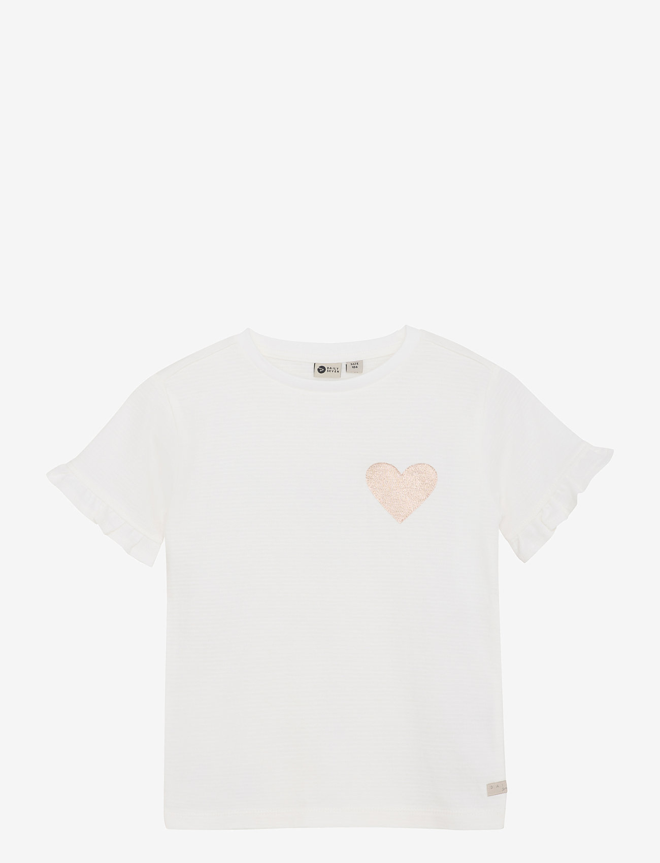 Daily 7 - T-shirt Heart - kortärmade t-shirts - cloud - 0