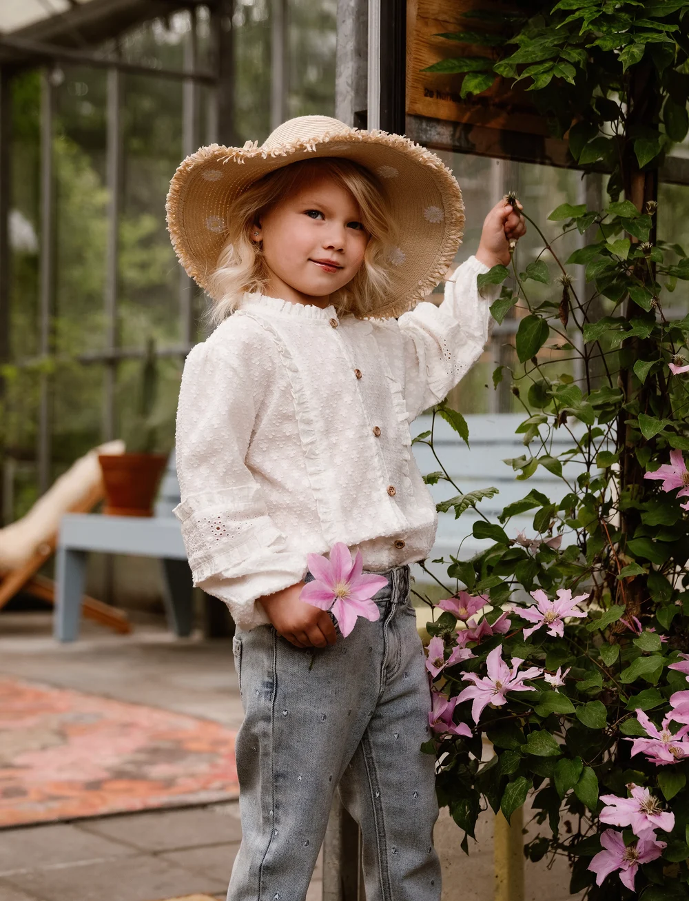 Daily 7 - Shirt Longsleeve Ruffle - blusen & tuniken - cloud - 4