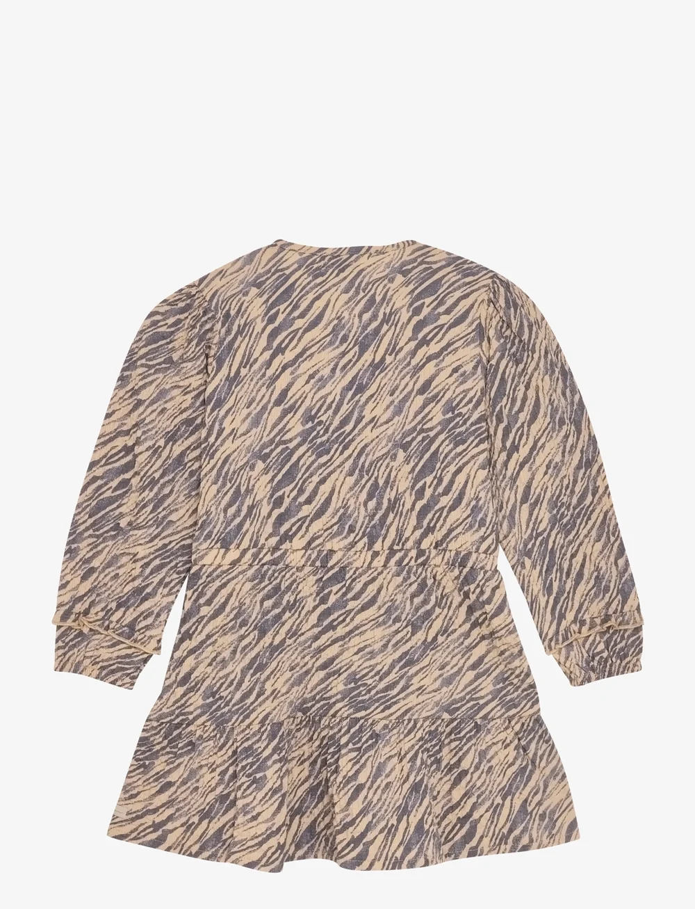 Daily 7 - Dress Longsleeve Animal - langærmede hverdagskjoler - latte sand - 1