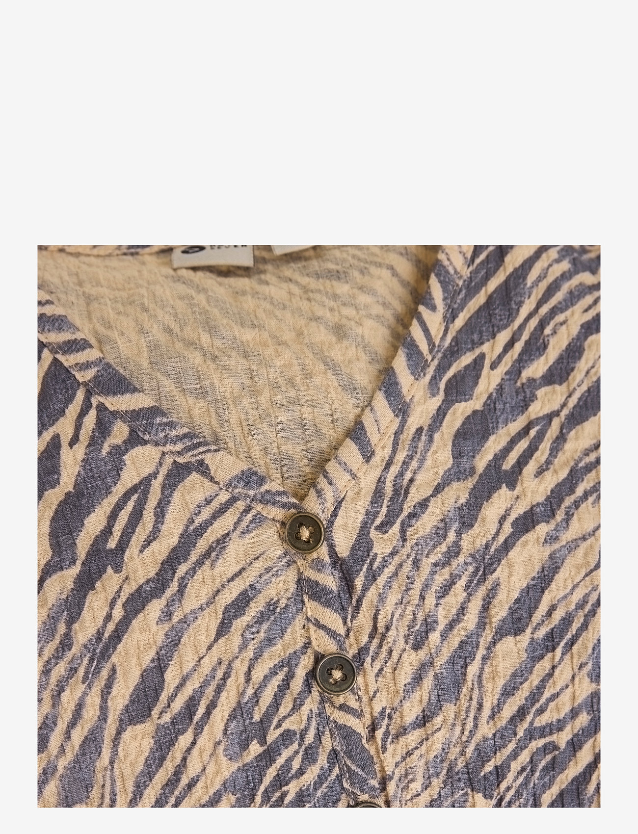 Daily 7 - Dress Longsleeve Animal - långärmade vardagsklänningar - latte sand - 2