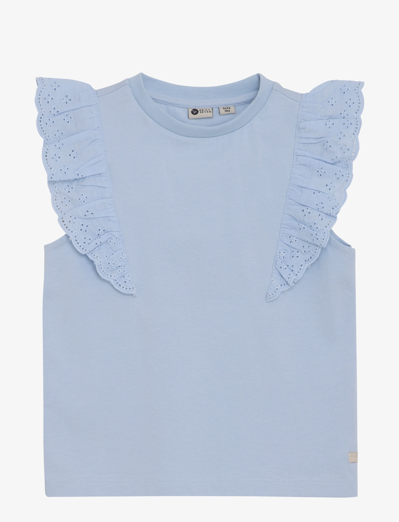 Daily 7 T-shirt Ruffle - 4 for 3 - SILK BLUE / blue