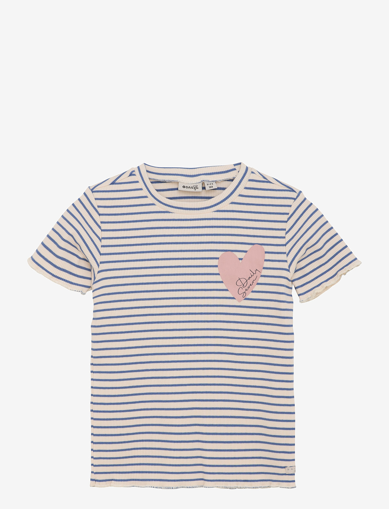 Daily 7 - T-shirt Striped - cloud - 0