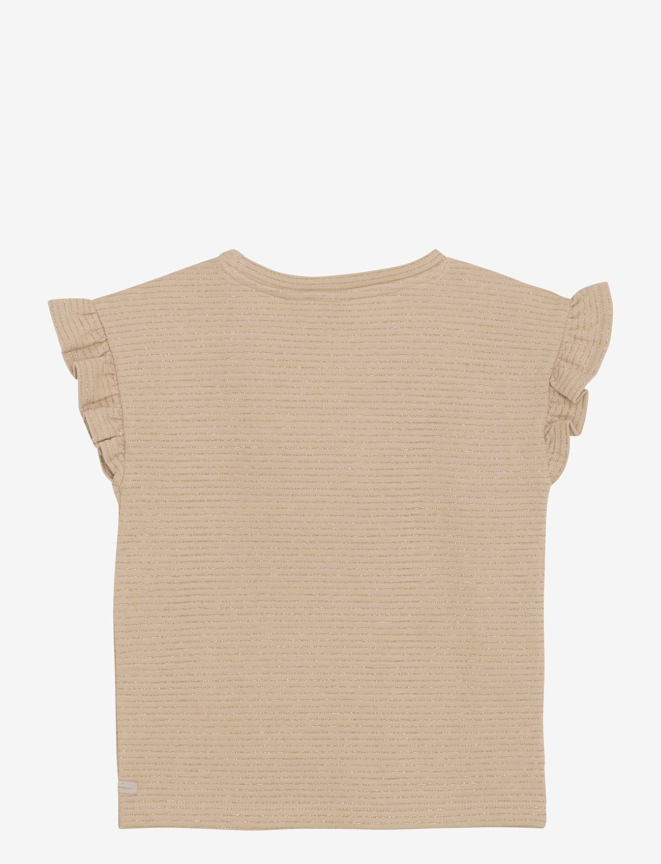 Daily 7 - T-shirt Glitter Stripe - tank top - latte sand - 1