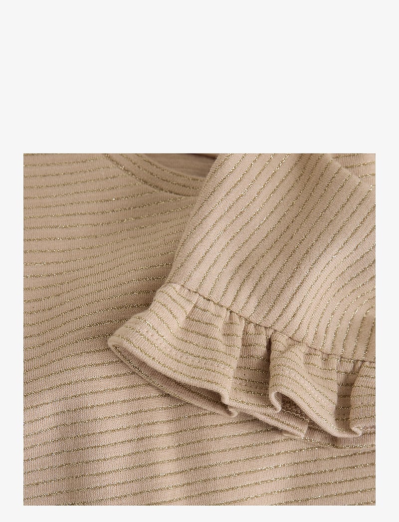 Daily 7 - T-shirt Glitter Stripe - tank top - latte sand - 2