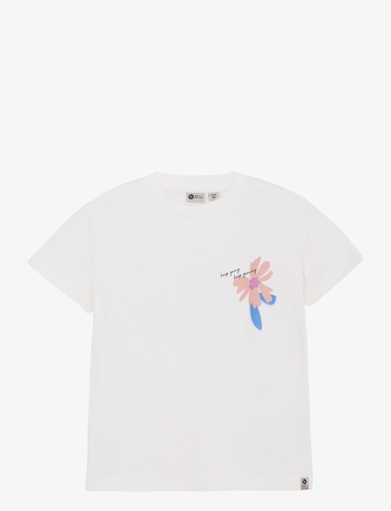 Daily 7 T-shirt Flower Artwork - Tøj - CLOUD / white