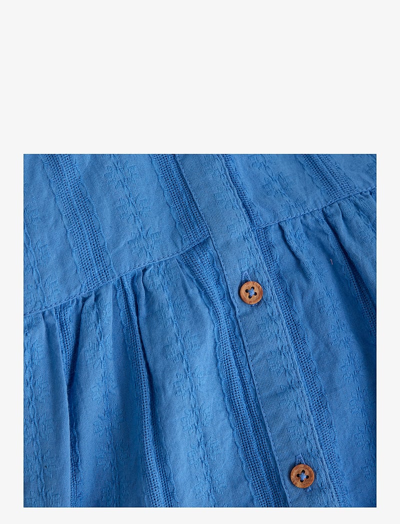 Daily 7 - Ruffle Shirt - blouses & tunics - dusty royal blue - 2