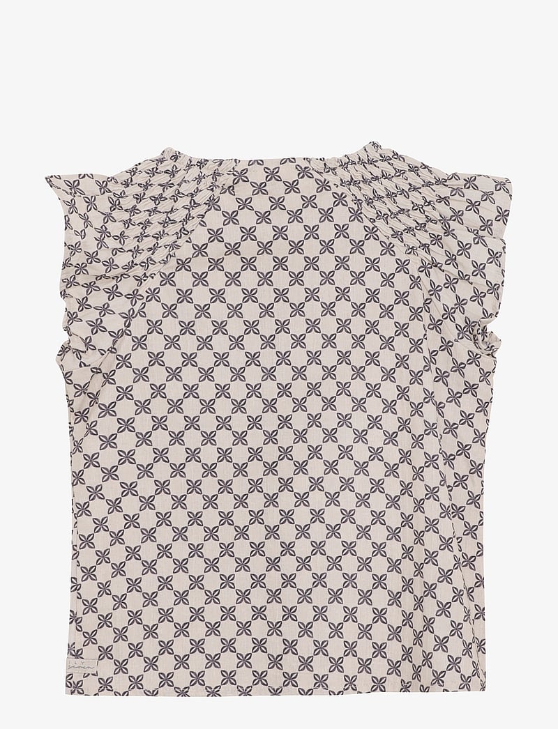 Daily 7 - Shirt Lace Allover Print - blusen & tuniken - sandshell - 1