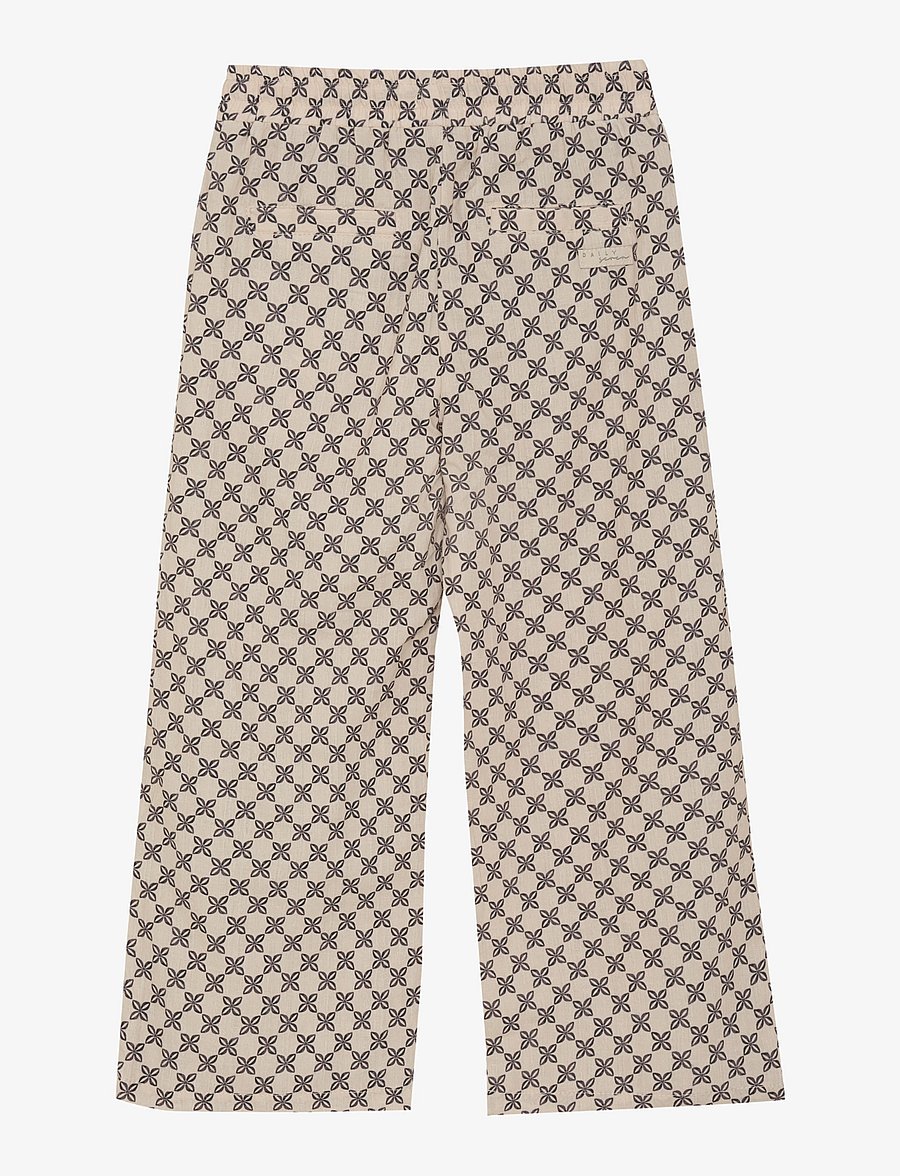 Daily 7 - Wide Pants Allover Print - sandshell - 1
