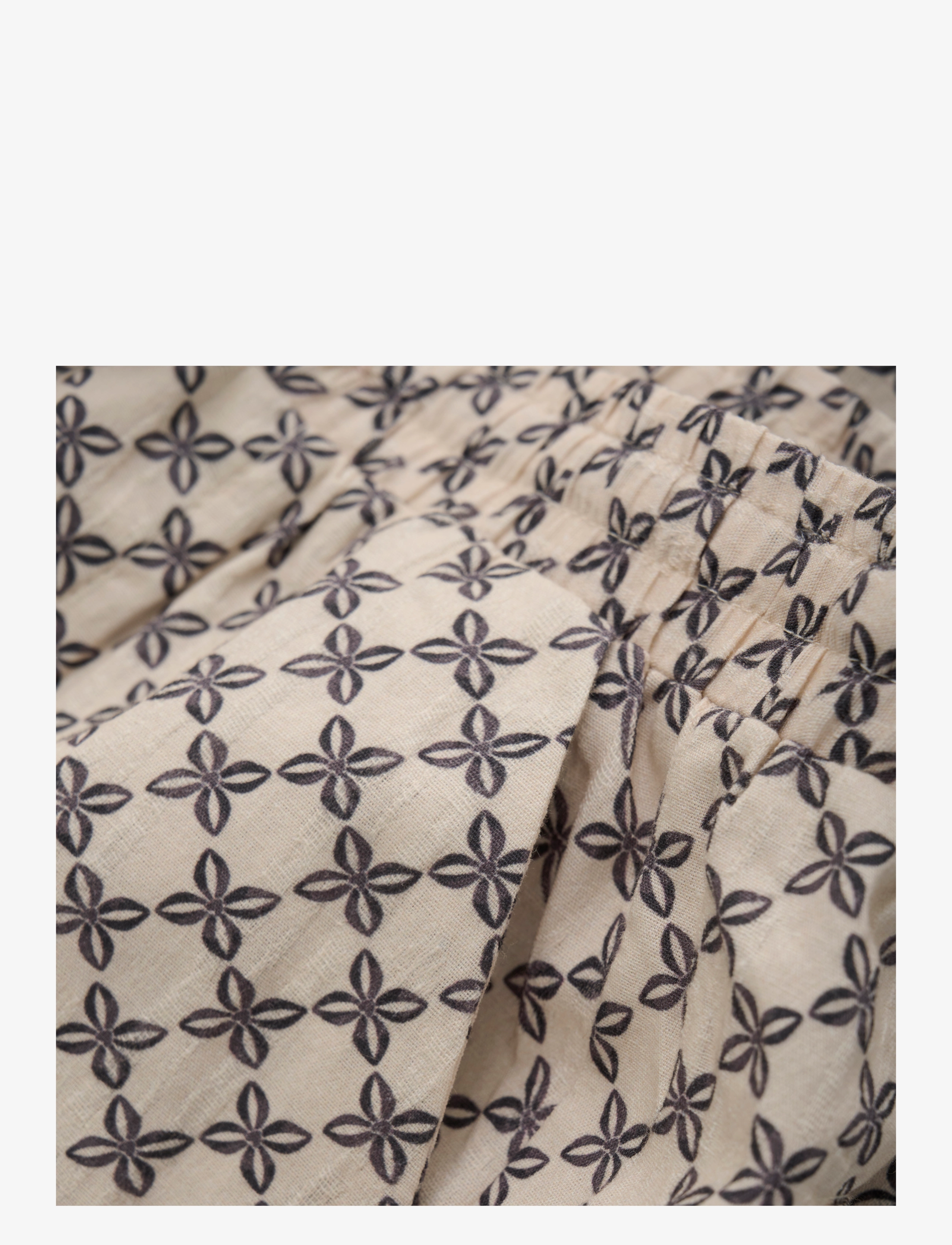 Daily 7 - Wide Pants Allover Print - sandshell - 2
