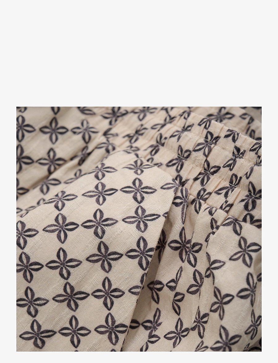 Daily 7 - Wide Pants Allover Print - sandshell - 2