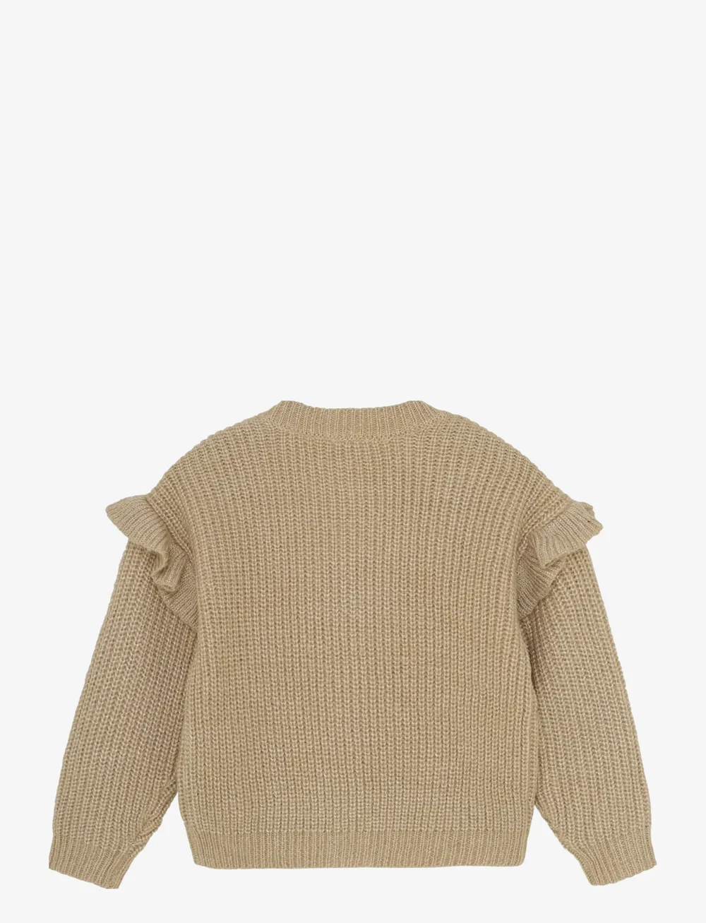 Daily 7 - Fancy Knitted Cardigan - cardigans - latte sand - 1