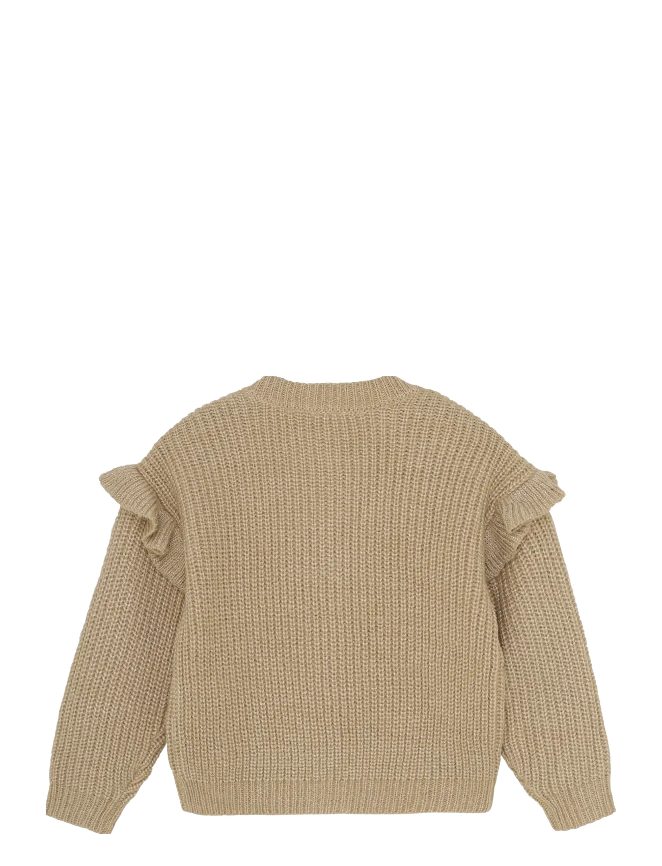 Daily 7 - Fancy Knitted Cardigan - cardigans - latte sand - 1