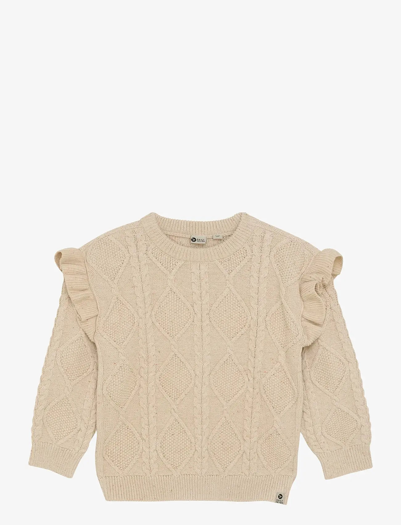 Daily 7 - Knitted Sweater Nappy - stickade tröjor - off white - 1